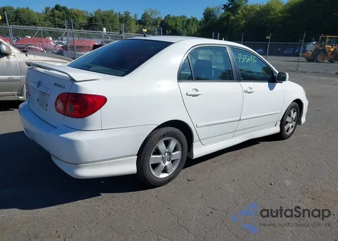2008 Toyota Corolla S z USA, uszkodzony, nr VIN 2T1BR32E58C872135